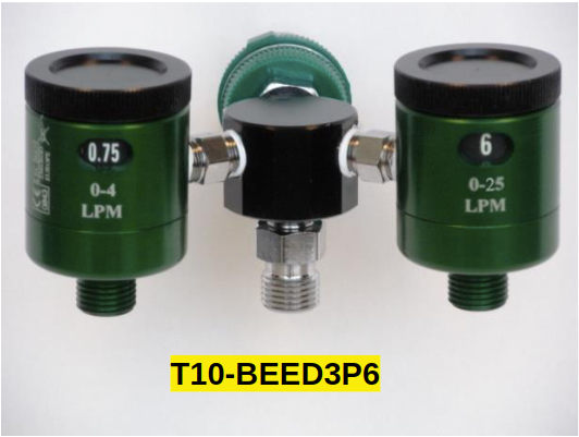 Hospital Equipment - Flowmeters On T Or Y Blocks