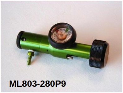 Hospital Equipment Green Mini Regulator