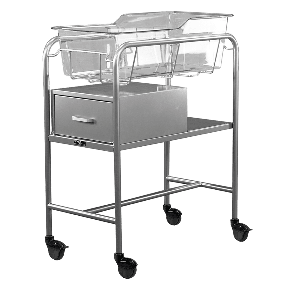 Bassinet With End Drawer hospital equipment