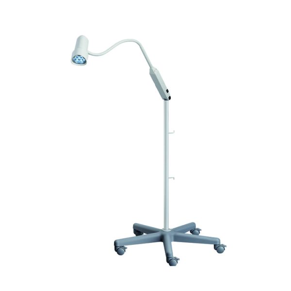 Halux Led N50 Exam Light Color Changing, Dimming, Gooseneck – Roller Stand Hospital equipment exam light color changing, dimming, gooseneck – roller stand.