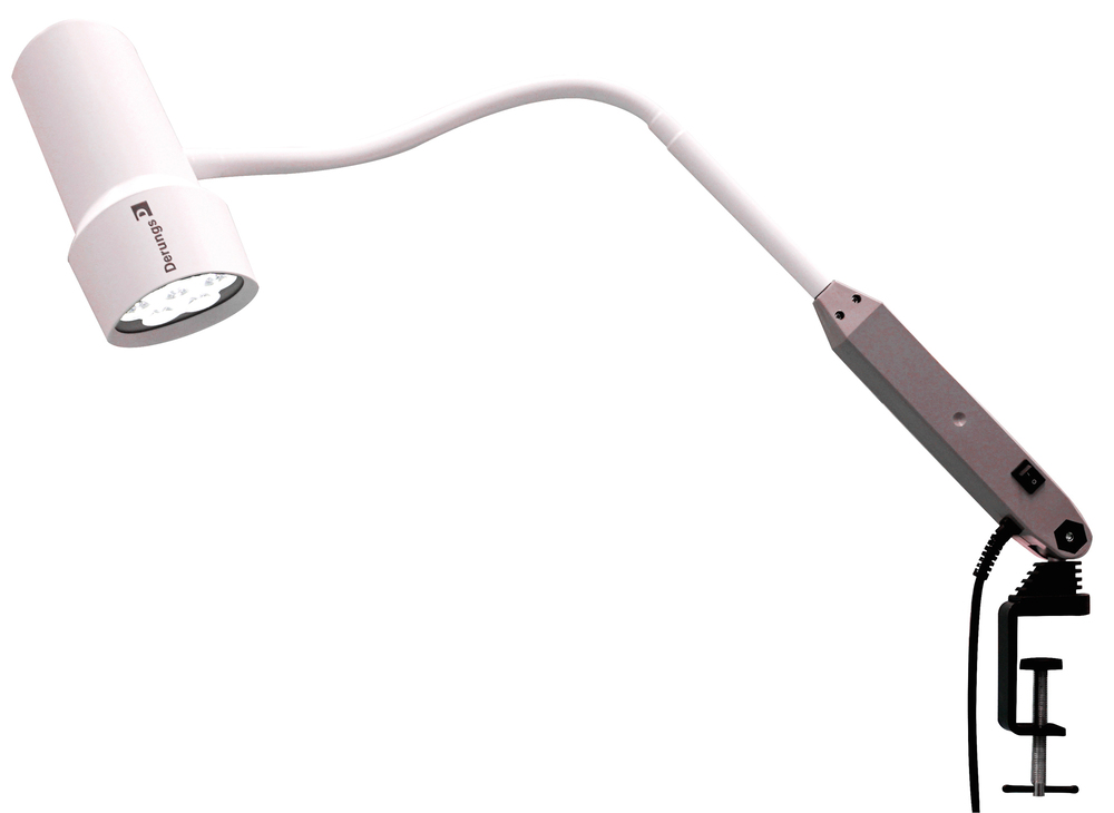 Hospital equipment exam light gooseneck – clamp.