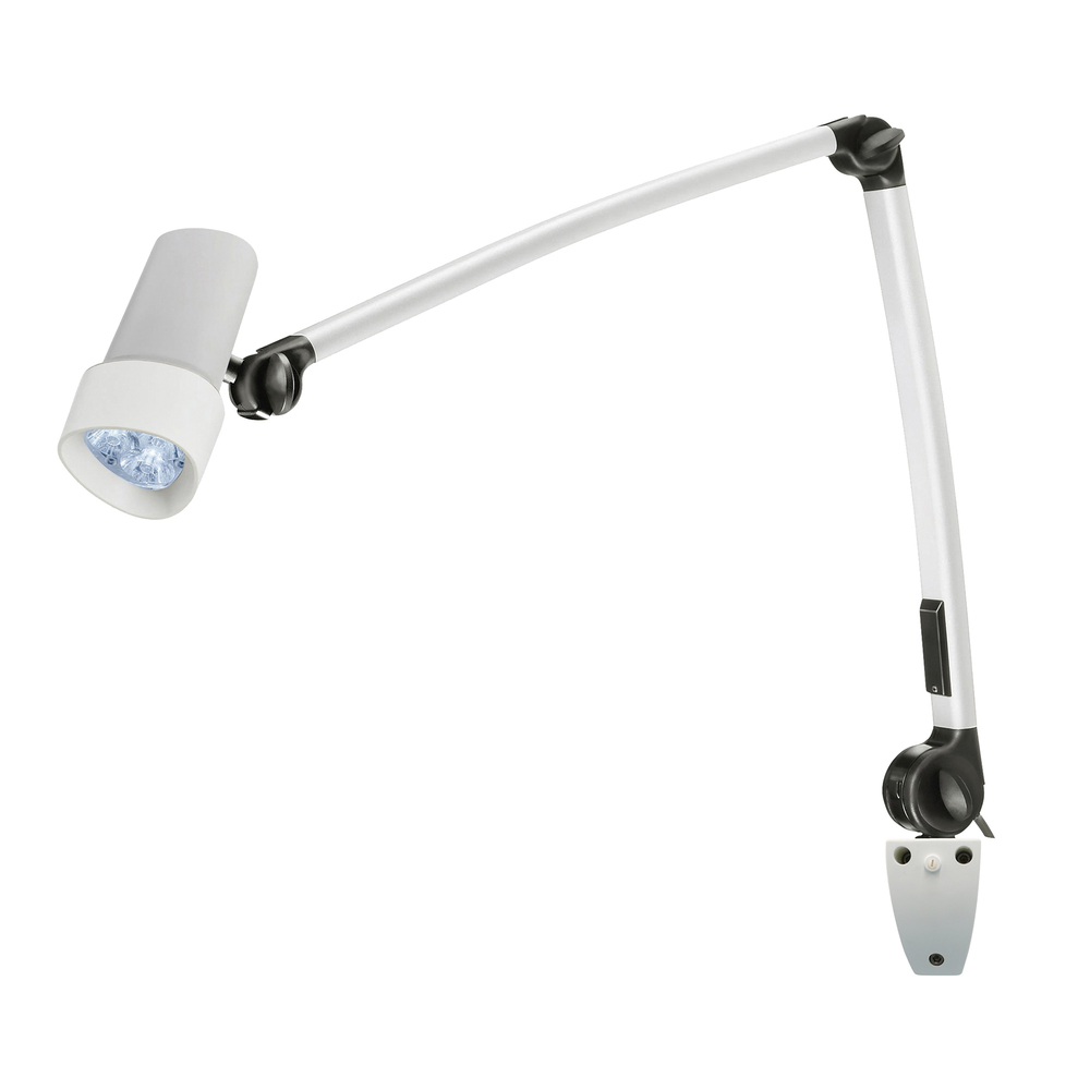 Reading Light Articulating Arm, Dimmable, Wall Mount - Hospital Equipment