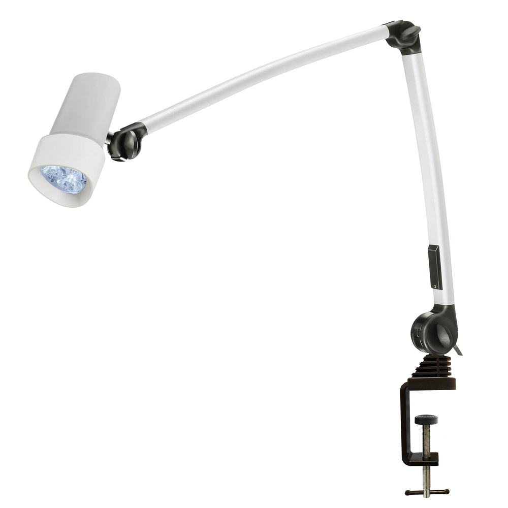 Reading Light, Articulating Arm, Dimmable With Clamp - Hospital Equipment