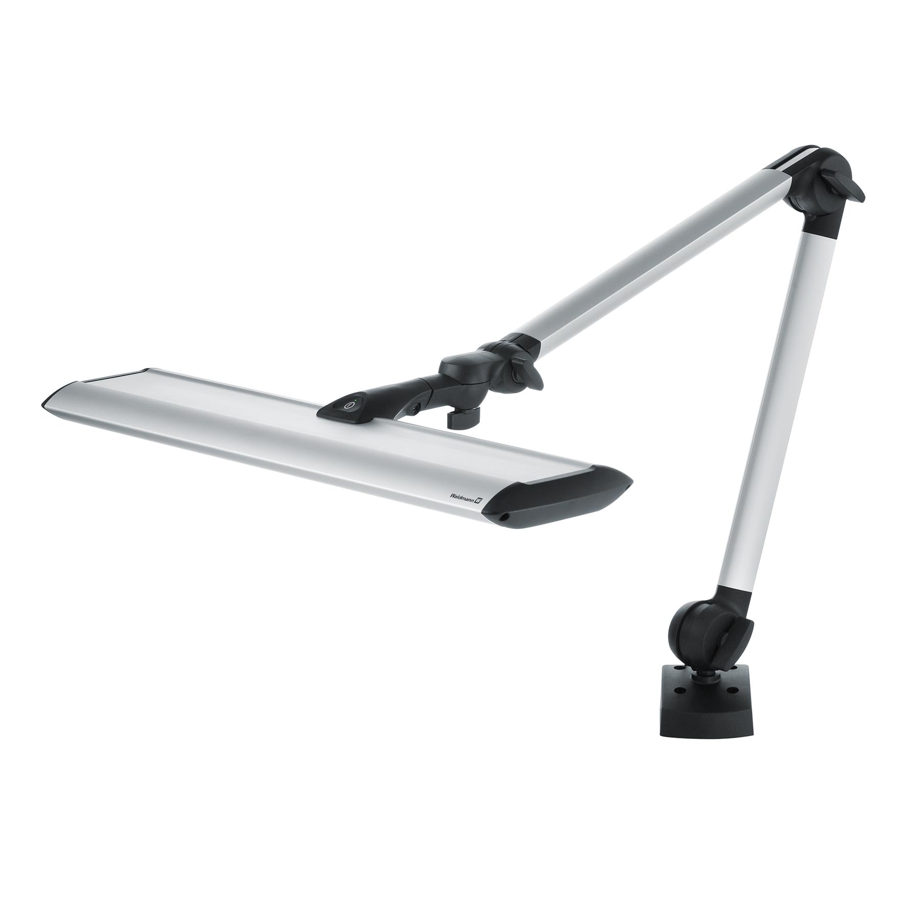 Hospital equipment led task light, double arm – clamp.