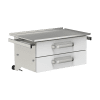 Shelf With 2 Drawers And Lateral Rails Shelf With 2 Drawers And Lateral Rails for Hospital Equipment